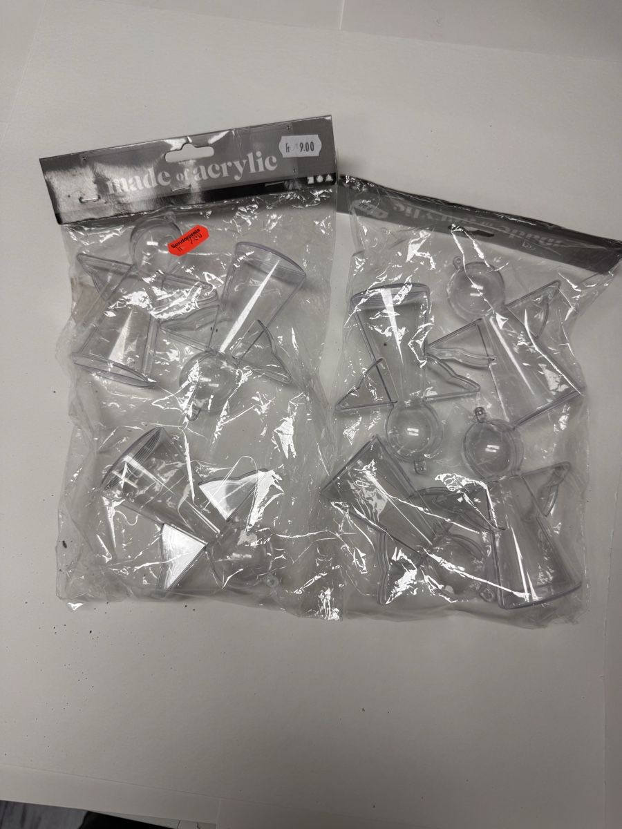 Kit bricolage: 2 x Acryl Figuren Engel mit Verpackung Bastelmaterial – Nuovo e nell'imballaggio originale da Steinhausen venduto da Schuwies