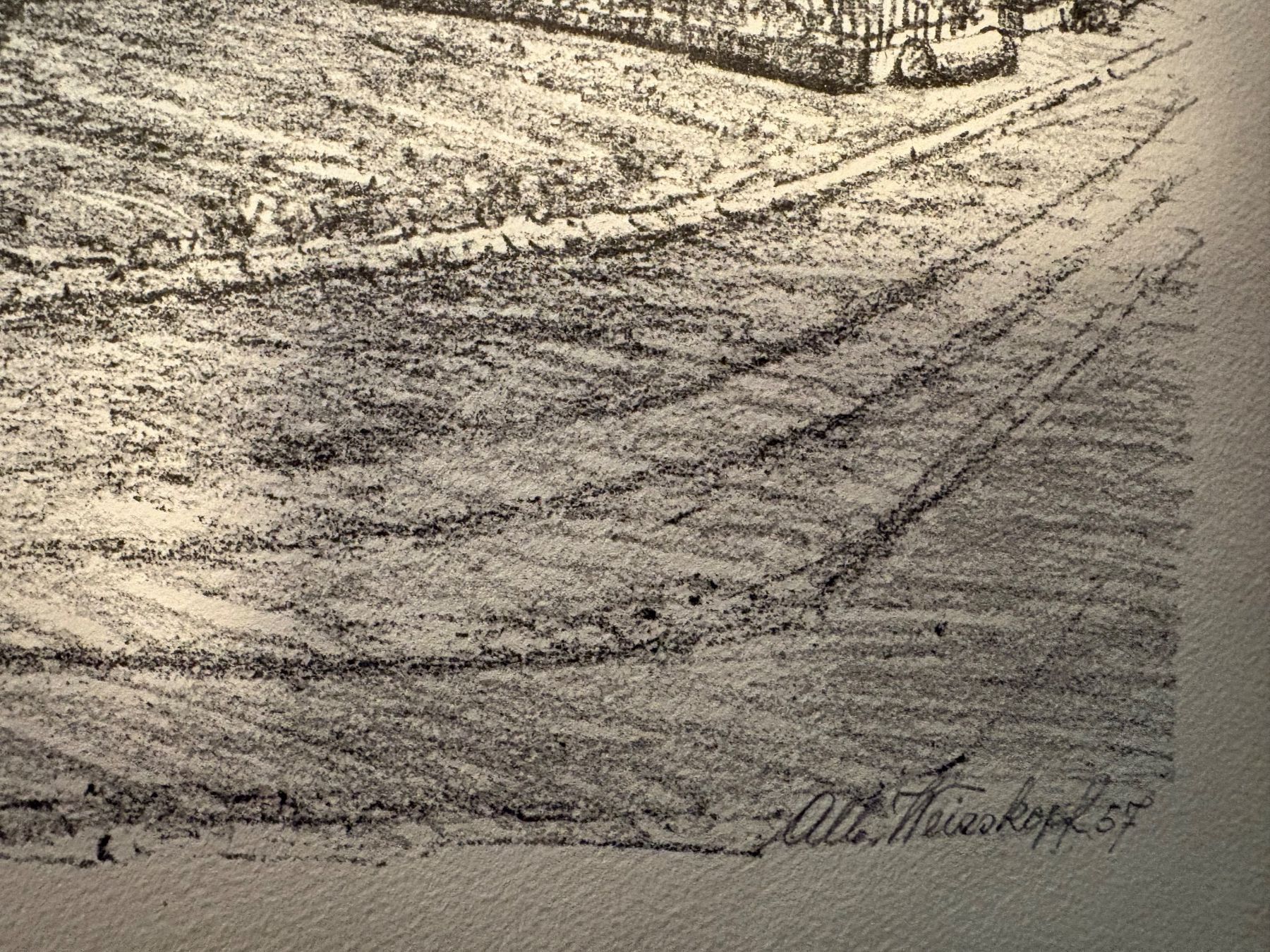 Grafica & Litografie: Albert Weisskopf, Pratteln - Lithographie - Alt Pratteln – Usato da Lausen venduto da Zotty1 2