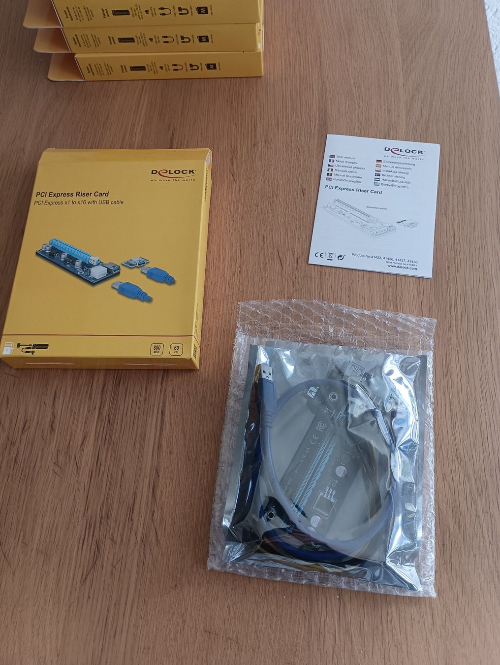 Lecteurs & Adaptateurs: Delock PCI Express Riser Card x1 to x16 USB – Neuf (Voir description) à Basel par Jbeu06 1