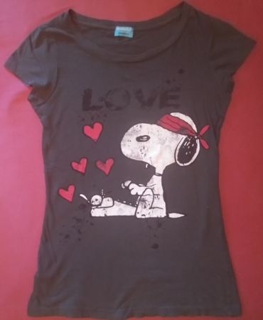 T-Shirt Peanuts Snoopy / grau / Grösse M / neuwertig