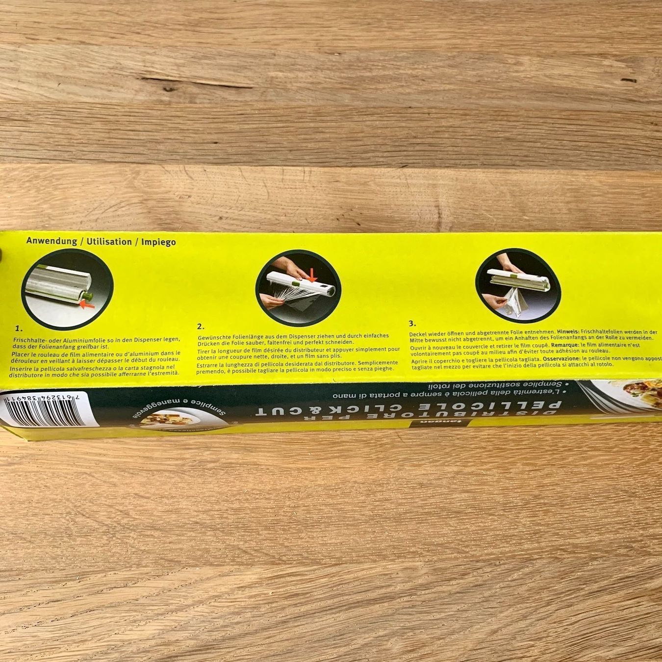 Elettrodomestici da cucina: Neue Folienschneider Tangan Click & Cut 33 cm – Nuovo e nell'imballaggio originale da Balzers venduto da dassandro 3