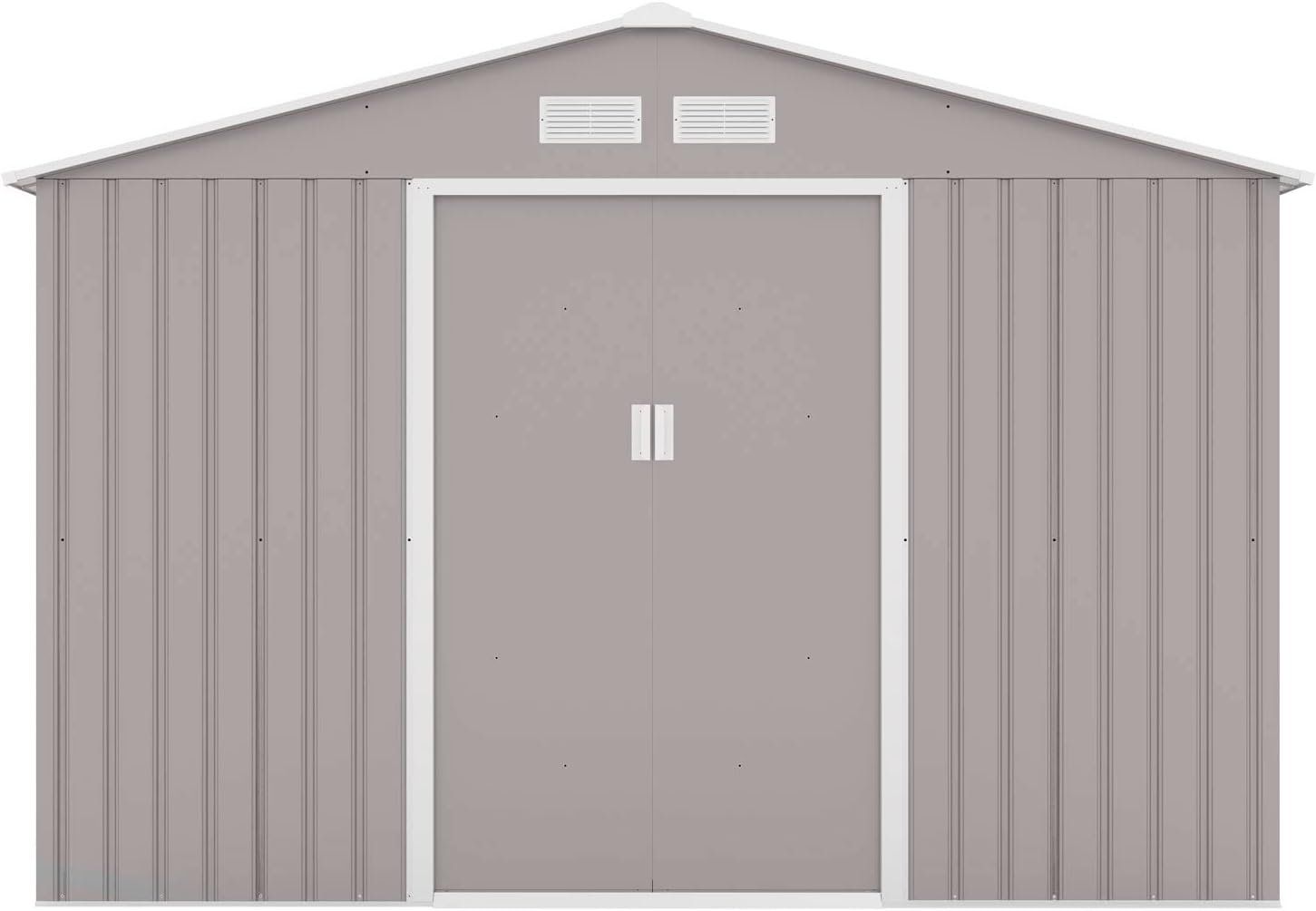 Casette da giardino & serre: HATTORO S300 Metall Gerätehaus Hellgrau – Nuovo e nell'imballaggio originale da Bottighofen venduto da zaap 1