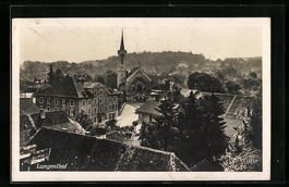 AK Langenthal, Ortsansicht mit Kirche
