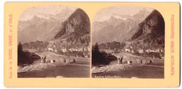Stereo-Fotografie Amsteg, Blick auf den 