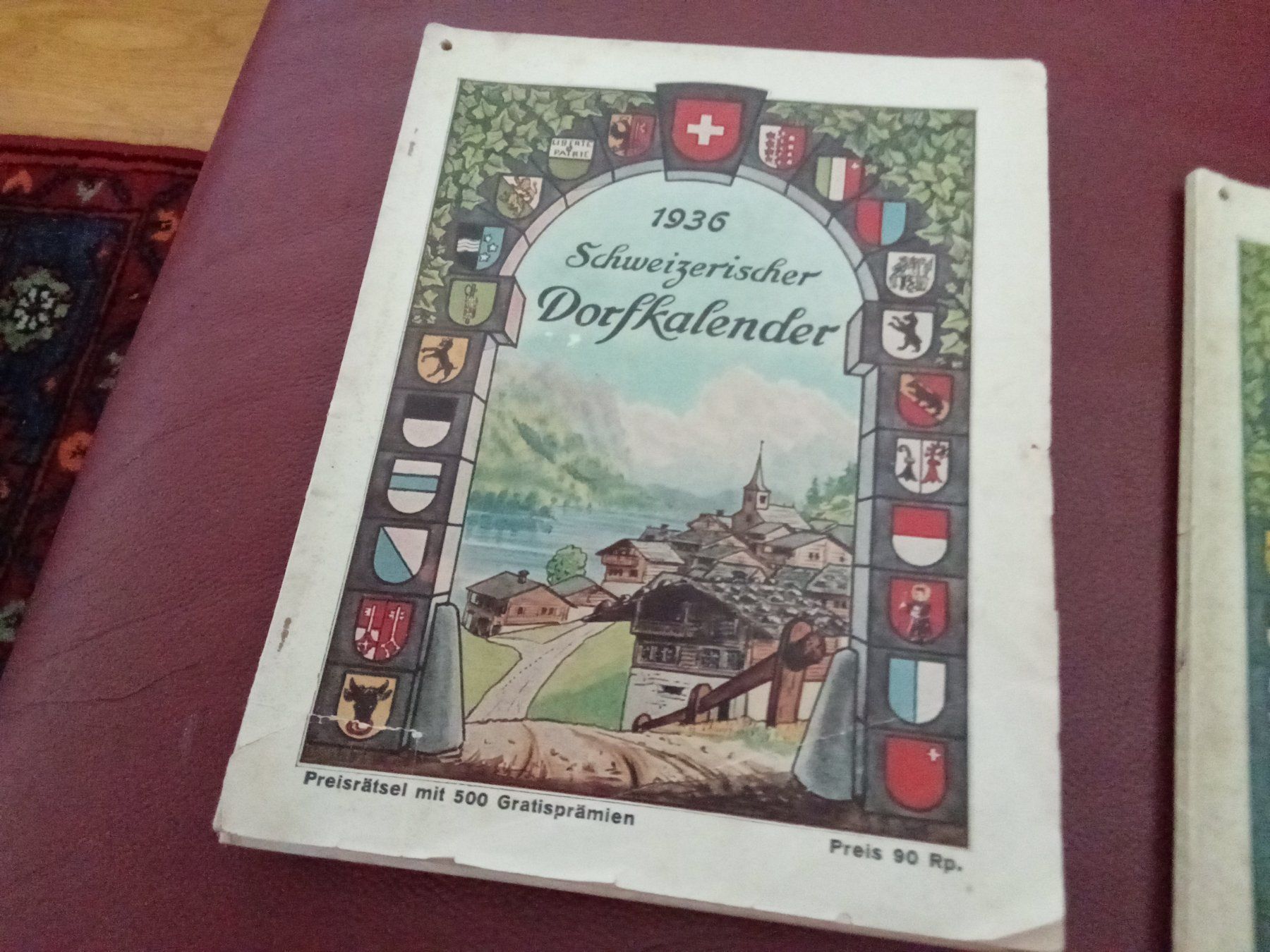 Kalender: 3 SCHWEIZERISCHE DORF-KALENDER 1934,1936,1941 – Gebraucht aus Muri BE von Alk 2