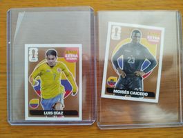 Panini Luis Diaz + Moses Caicedo Extra Sticker Bronze