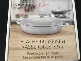 CROFTON Wok in ghisa, Ø32 cm