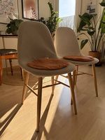 La Redoute 2er Set Stühle + Sitzkissen in Samt