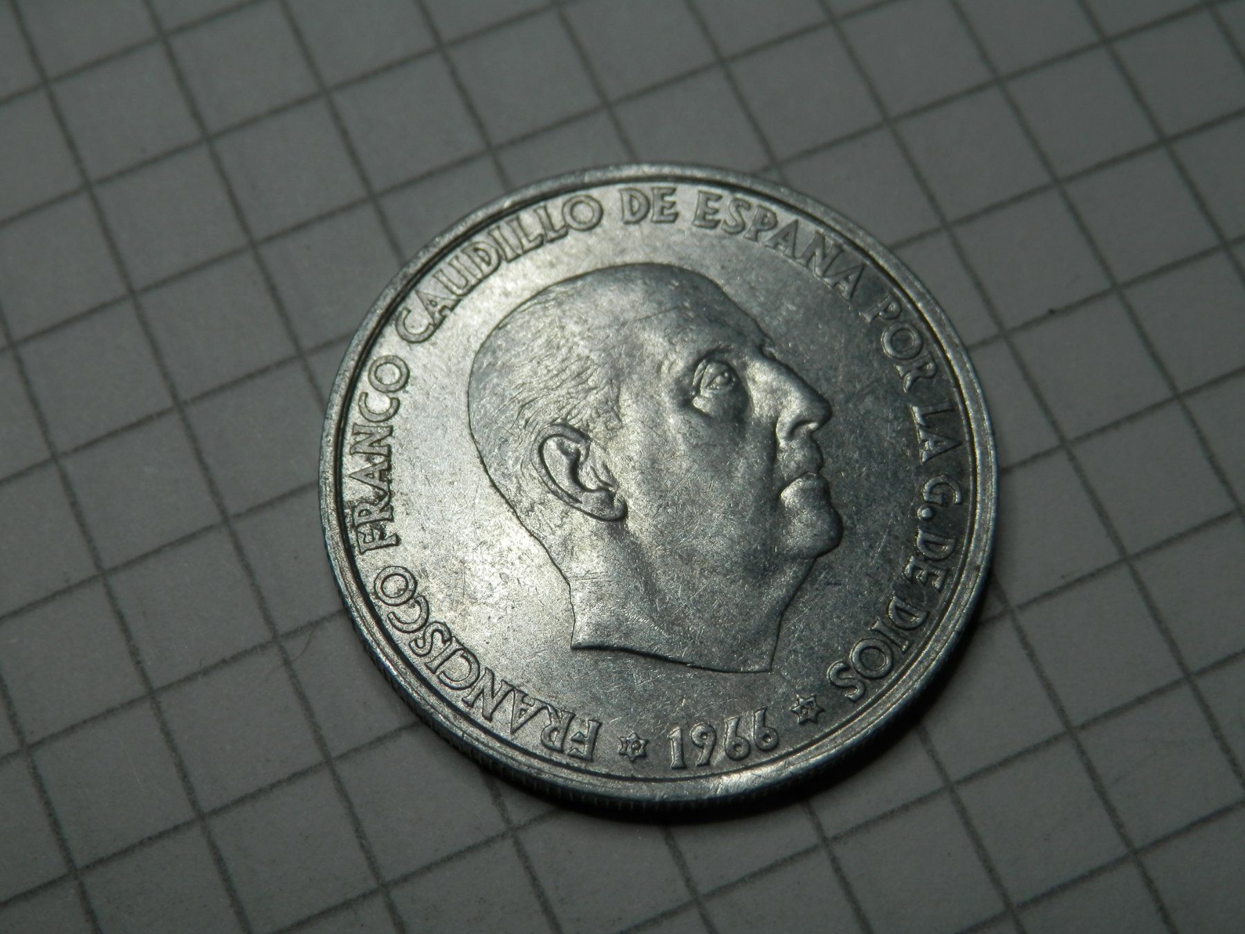 Tutti le monete: Spanien 50 Centimos, 1966 – Usato da Weiach venduto da weiach81
