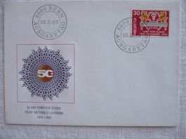 1969 FDC 50 Jahre Comptoir Suisse SBK 463