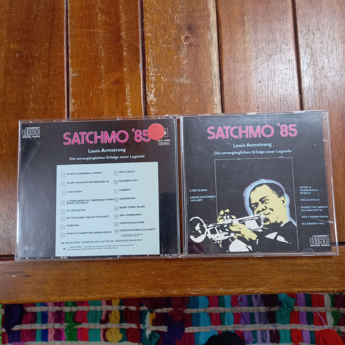 CDs: louis Armstrong- satchmo 85 – Gebraucht aus St-Cergue von VeganWarrior