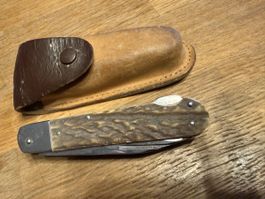Altes Taschenmesser Jagdmesser Sackmesser Horngriff