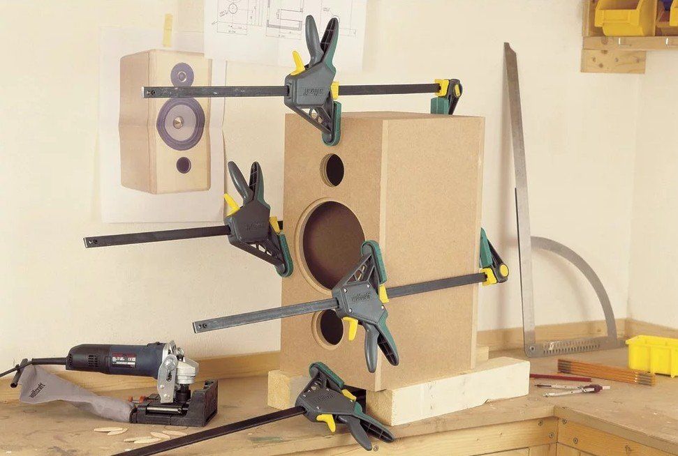 Wolfcraft Tutti gli attrezzi: Einhandzwinge EHZ PRO 100 - 150 mm – Nuovo e nell'imballaggio originale da Koppigen venduto da Bracher_Mail-House 2