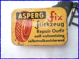 Blechdose "ASPERG" (D) - Pneu-Flickzeug