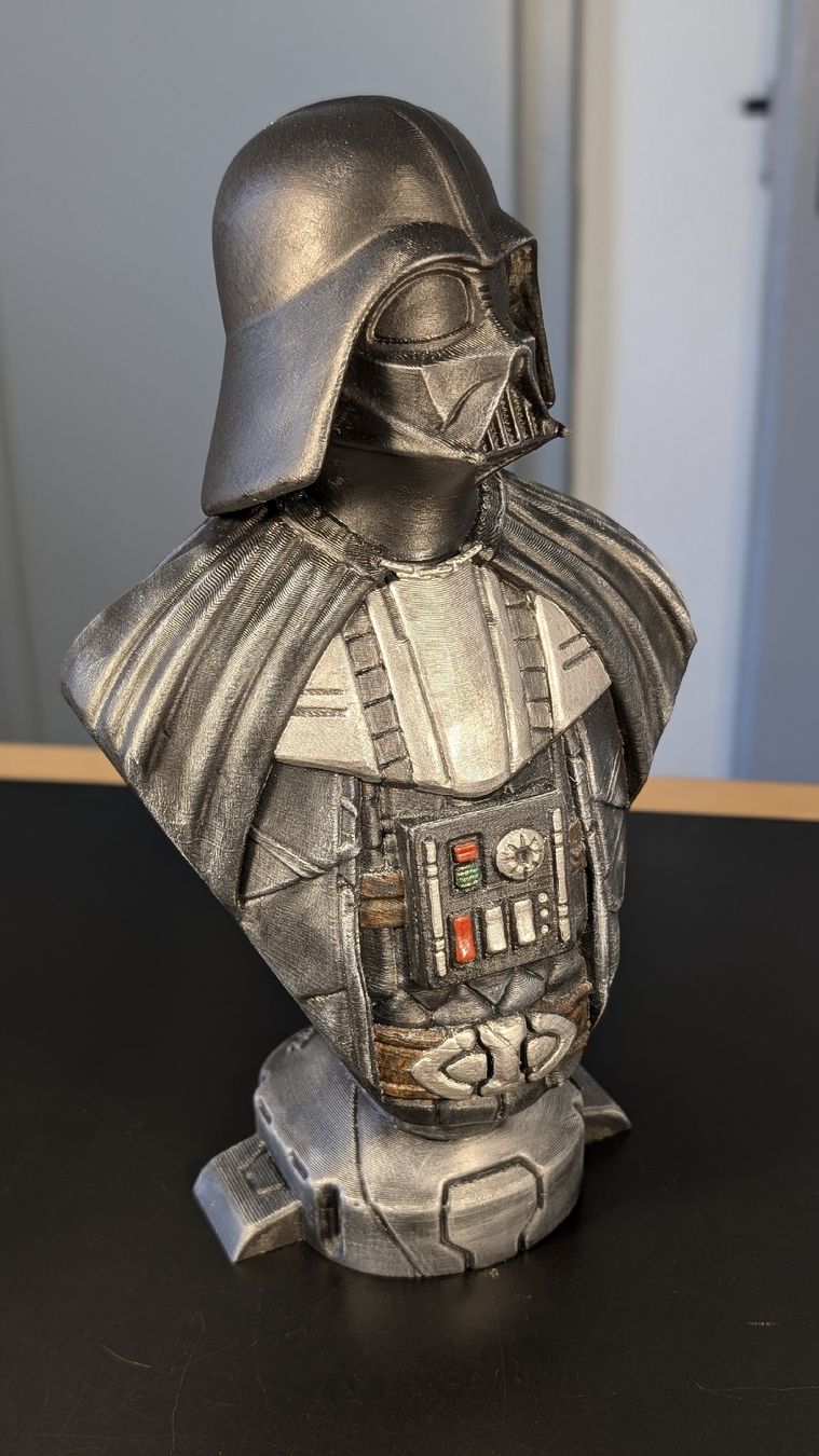 Statuette: Darth Vader Bust 3D Stampato Dipinto a Mano – Nuovo (secondo la descrizione) da Roveredo GR venduto da 3D_ZAGA 1