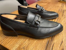 Doucal's Made in Italy Loafers in schwarz, Gr. 40.5, top