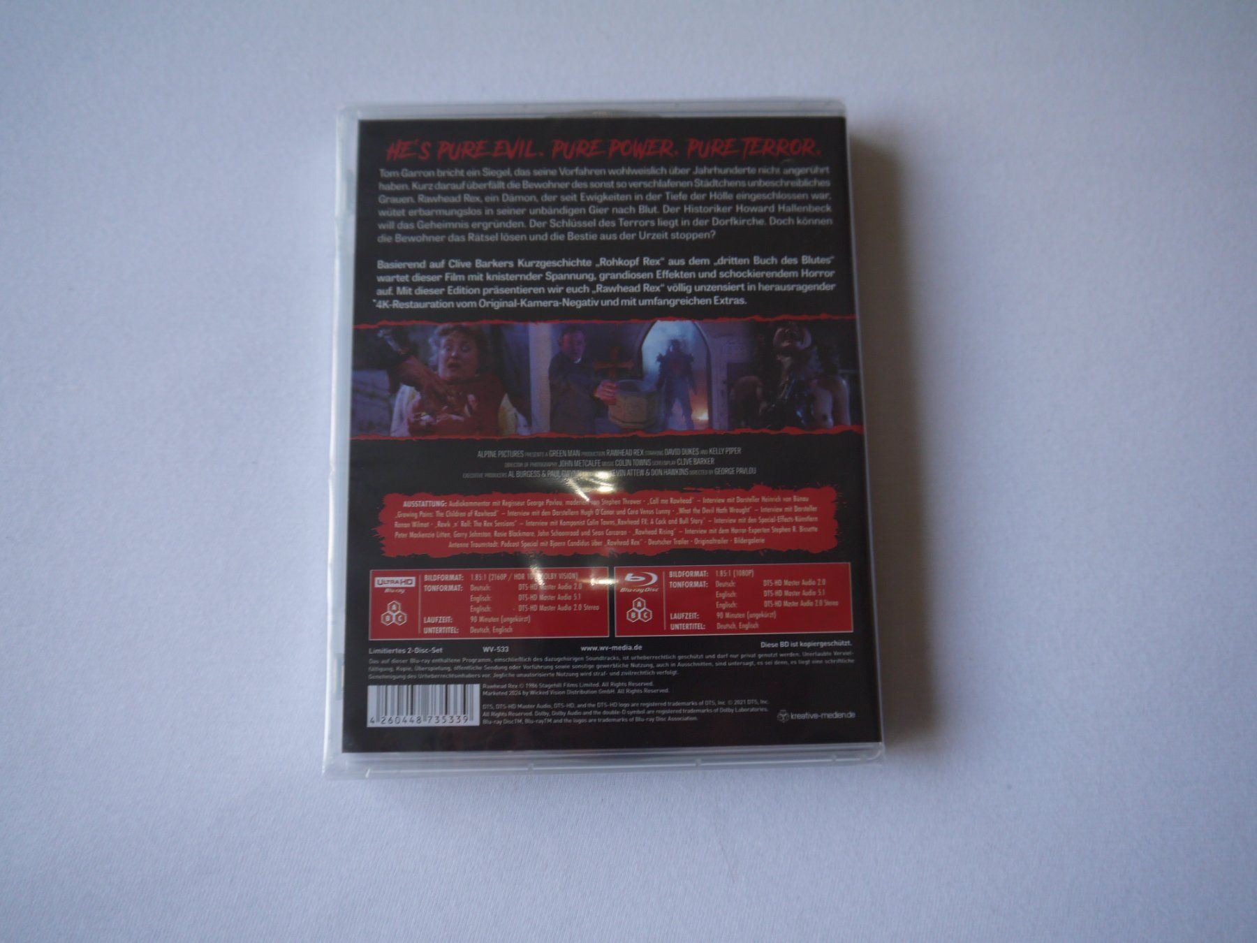 Tous les DVDs: RAWHED REX - 4K + Blu Ray – D'occasion à Hagendorn par Blaf 1