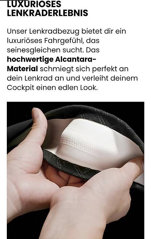 Tutti pezzi di ricambio auto: Alcantara Lenkradabdeckung – Nuovo (secondo la descrizione) da Ettenhausen TG venduto da bon_drr7 2