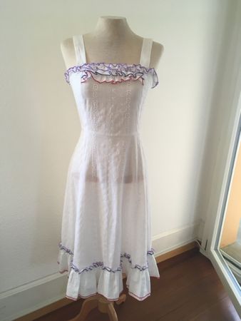 Vintage Sommer Kleid 38