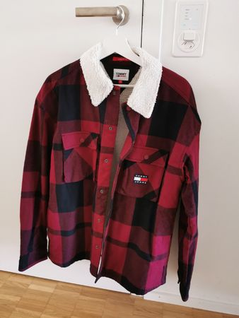 Holzfällerhemd Tommy Jeans kariert rot Grösse M neu