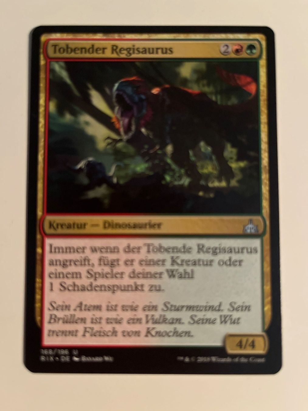 Magic The Gathering Carte collezionabili: 1 x Tobender Regisaurus - Magic: The Gathering - MtG – Usato da Kriens venduto da Shadi1980