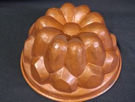 alte Kupferform  *Blume*  420  Gramm