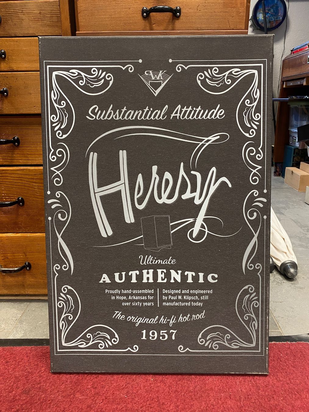 Insegne: Toile décorative Klipsch Heresy Ultimate Authentic – Usato da Ueberstorf venduto da Tommasomancini1947