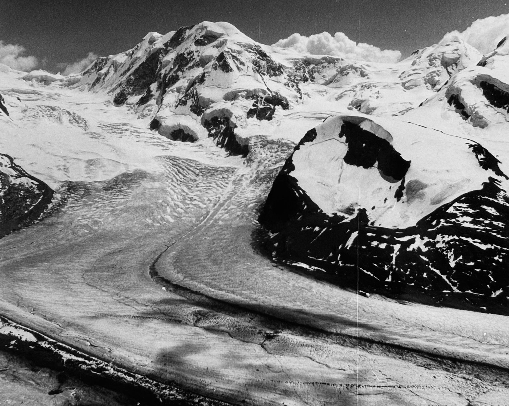 Foto & Immagini: Vintage E. Meerkämper, Davos, Gornergratgletscher, Wallis – Usato da Frauenfeld venduto da Merk52