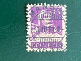 Schweiz 1919 Tell 15 violett Vollstempel ROMANSHORN 30.VII.