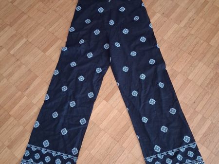 HOSE - LEINEN/VISKOSE - S