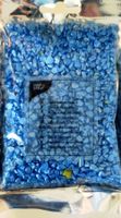 Deko-Streuschmuck Glas blauer Kies / Split 200g NEU in OVP
