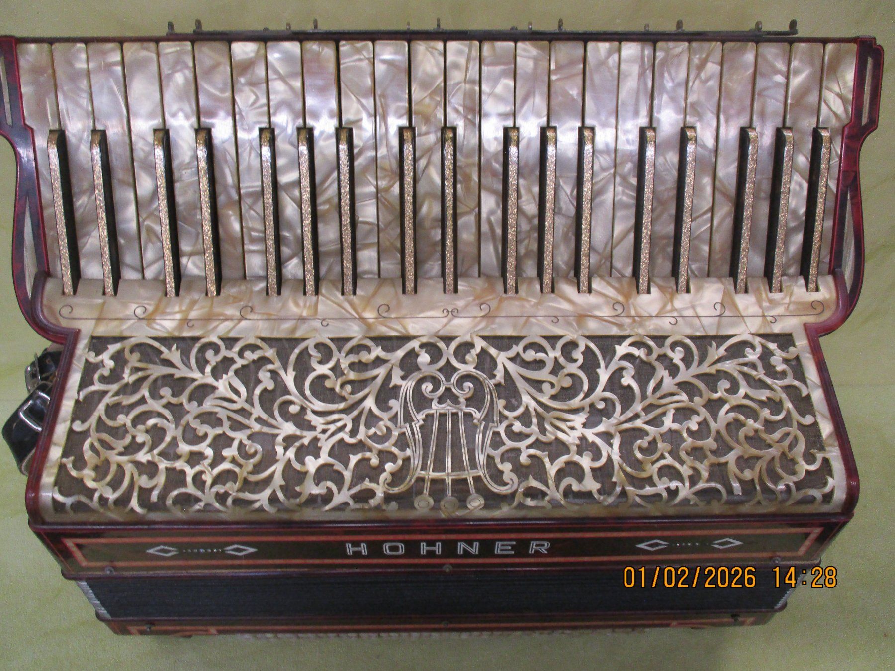 Hohner Musikinstrumente: Akkordeon Hohner Morino 5555 – Gebraucht aus Jegenstorf von Oktavio 1