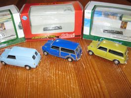 Austin Morris Mini Van 3 verschiedene 1:43 neu OVP