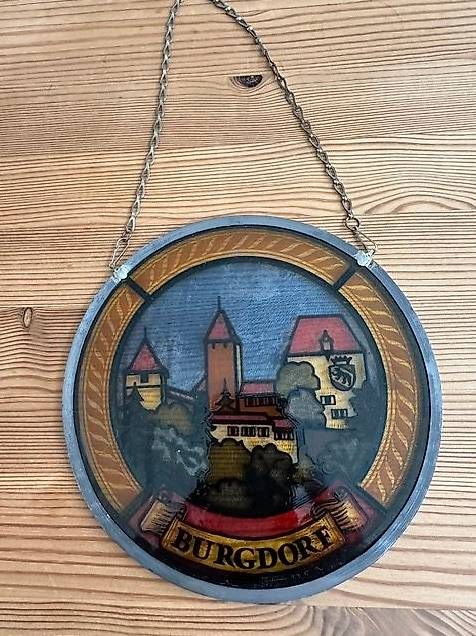 Autres antiquités ou arts: Wappenscheibe Burgdorf – D'occasion à Grafenried par simichi