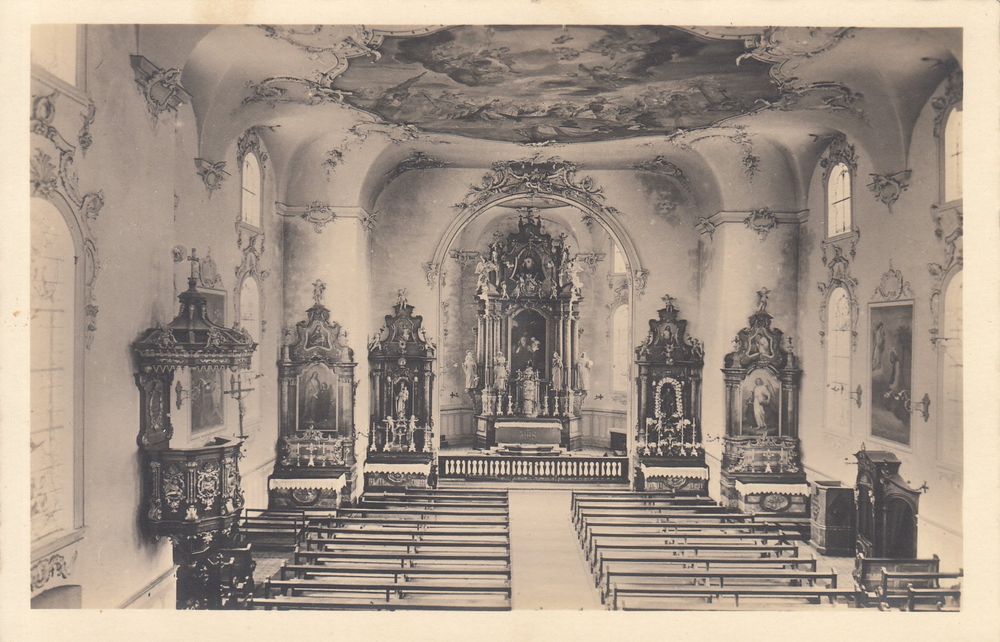 St. Fiden Kirche HerzJesu Spendenkarte ca. 1950 Kaufen auf Ricardo