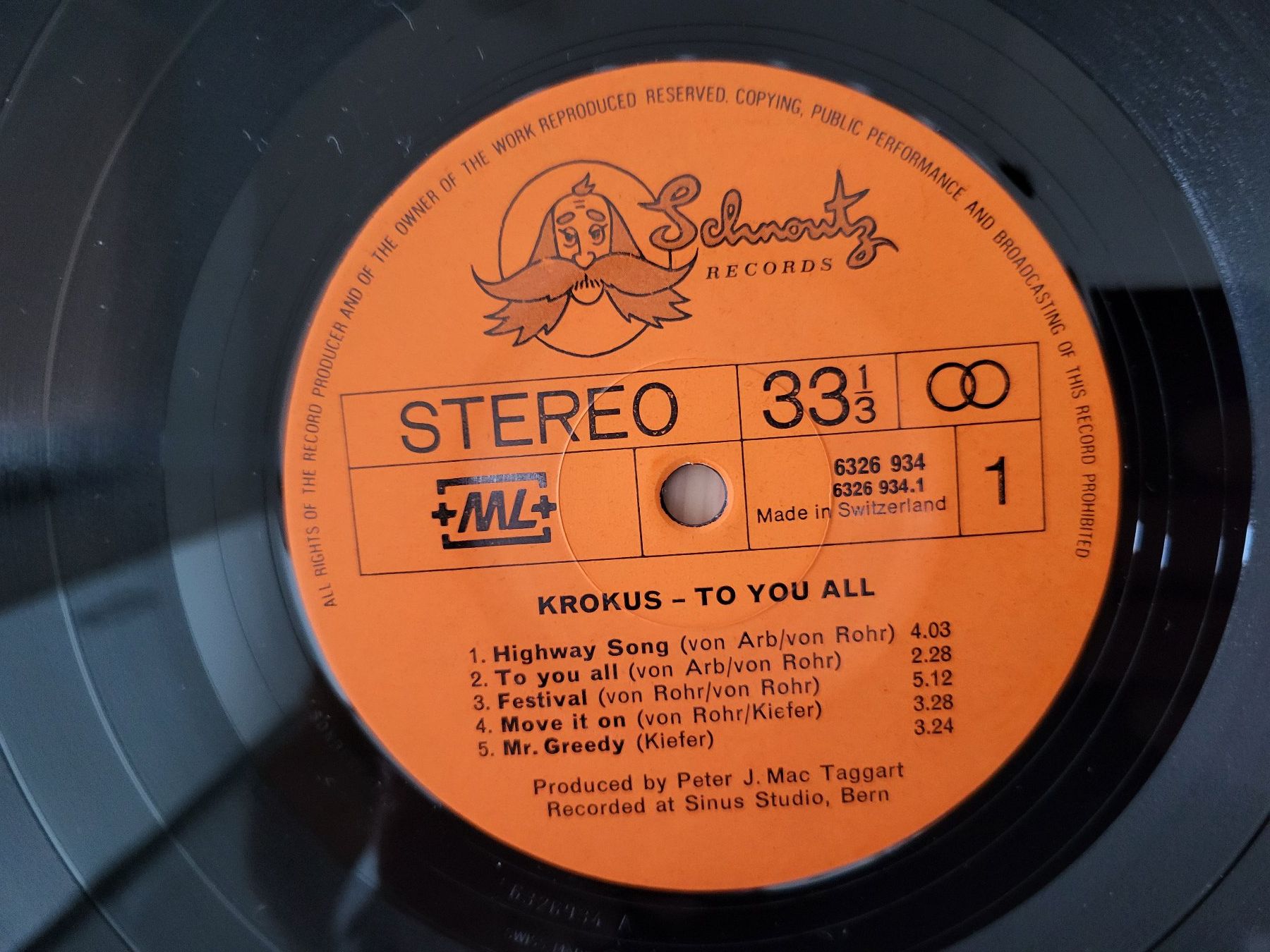 Dischi in vinile: Krokus - To you all – Usato da Bern venduto da cd_1971 3