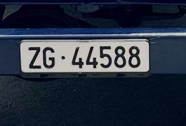 Kennzeichen ZG 44588