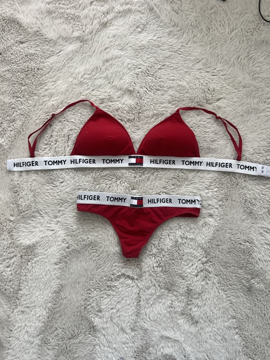 Tommy Hilfiger Altra biancheria intima: Tommy Hilfiger Set, rot, Grösse S – Usato da Wettingen venduto da Jaaani