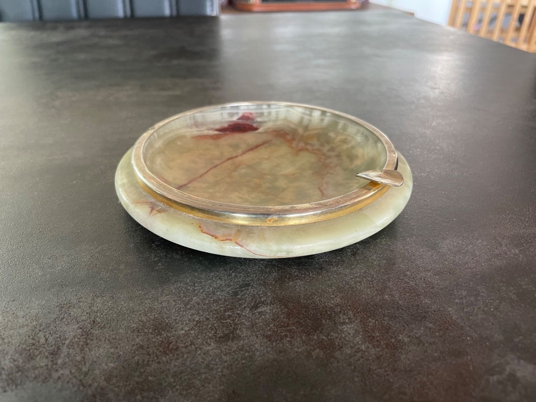Portacenere: Cendrier Vintage en Onyx – Usato da Vallamand venduto da Bricbracbroc82