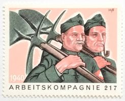 Soldatenmarke 2.WK, Arbeits Kompanie 217, Wi HD-Arb 30