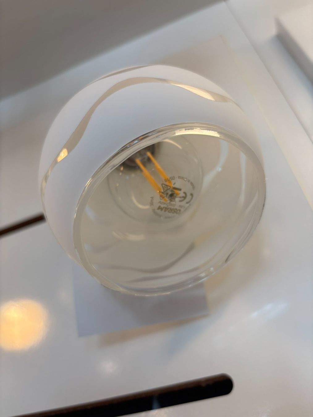 Lampade: Wandleuchte weiss mit Chromstahl – Nuovo (secondo la descrizione) da Walenstadt venduto da WEW8880 1
