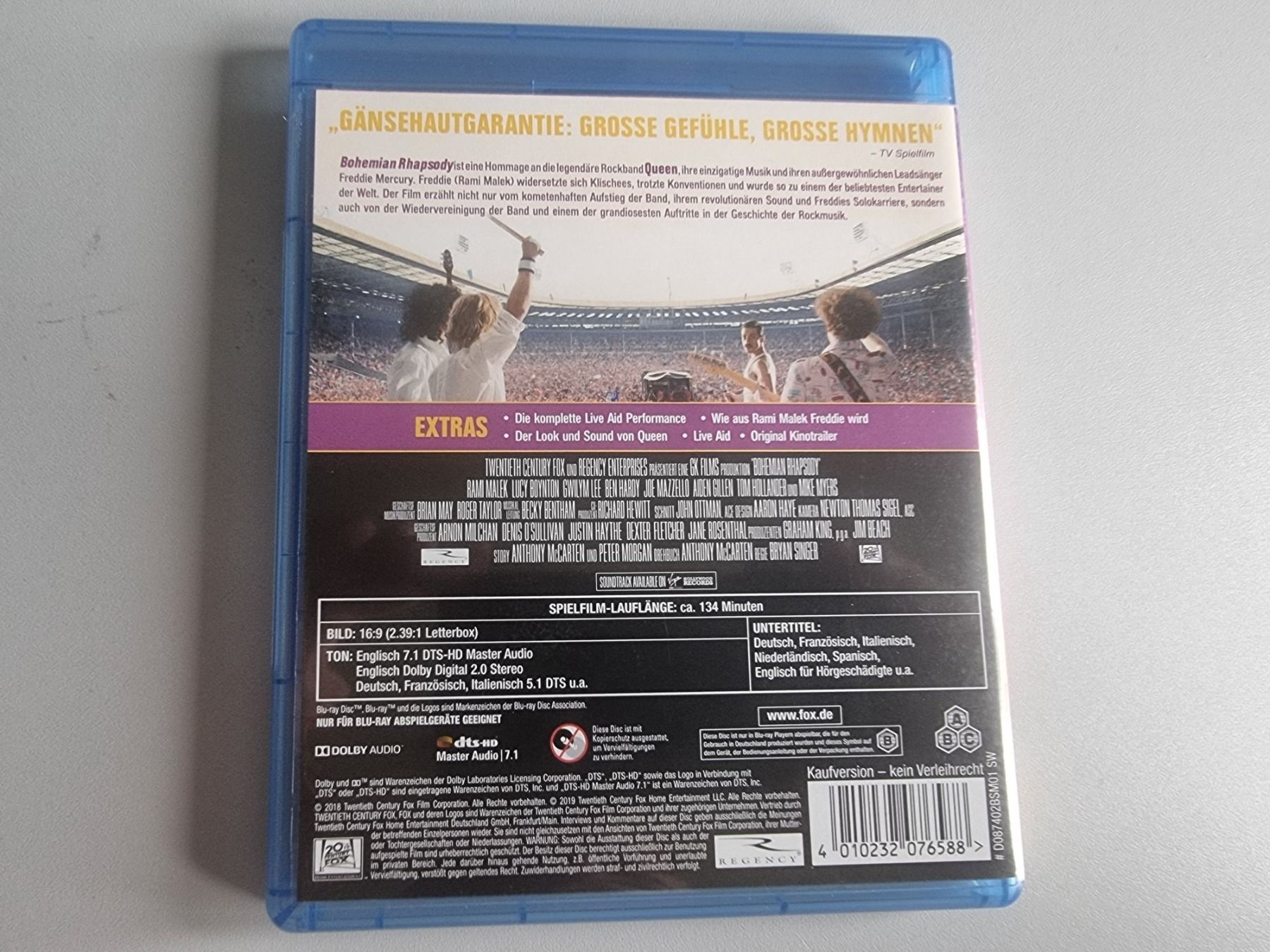 Alle DVDs: DVD Bohemian Rhapsody - Blu-ray Disc – Gebraucht aus Schaffhausen von Kellerrassel 1