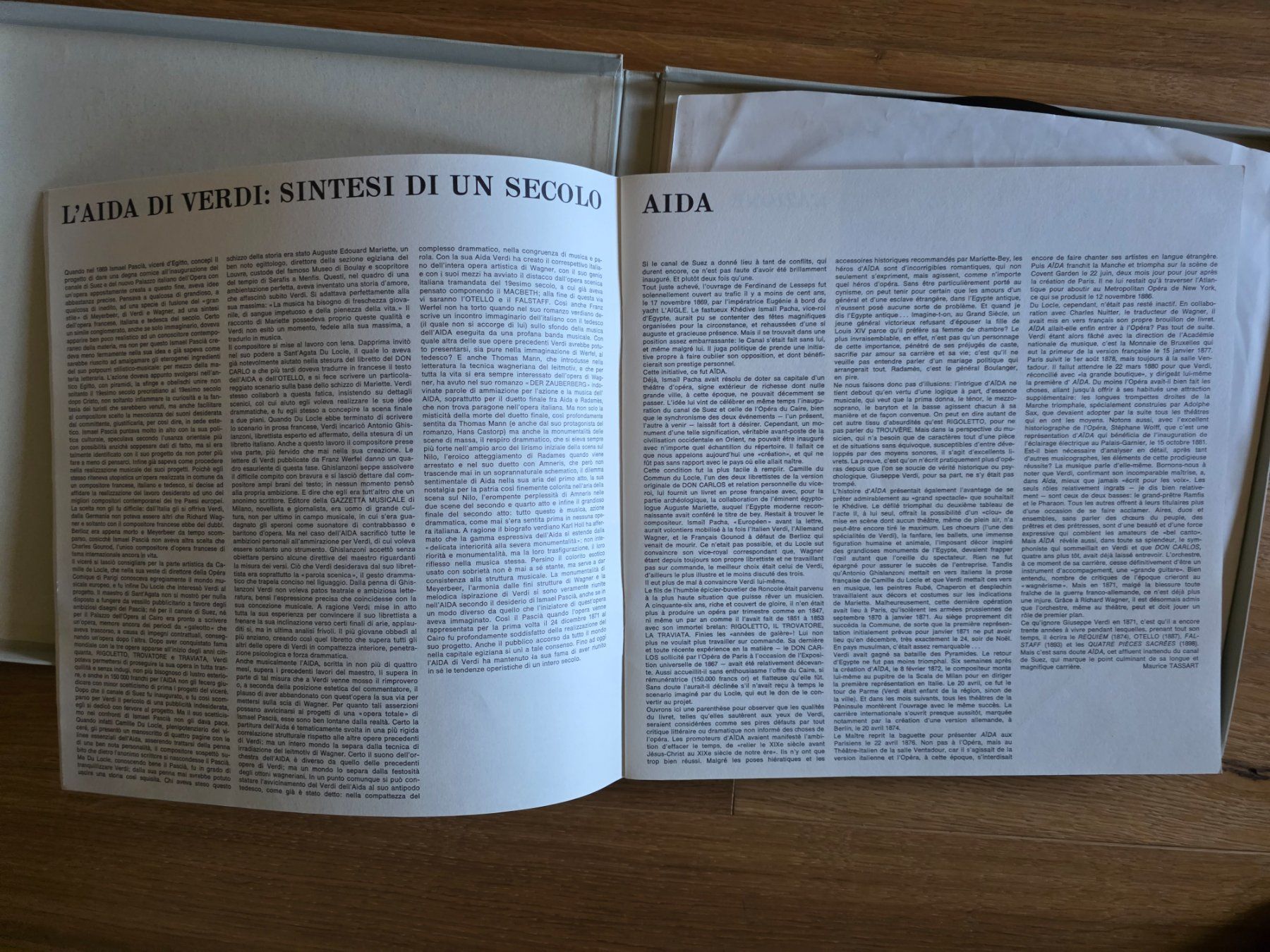 Dischi in vinile: LP Box Klassik Verdi AIDA 1967 – Usato da Walterswil BE venduto da Lonitti 5