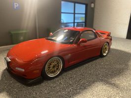Modellauto Mazda RX-7 rot K.S
