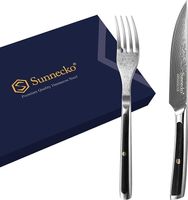 Steakbesteck Set Steakmesser Set - 2pcs Damast Steakbesteck
