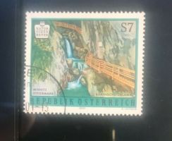 Österreich 2001 Naturschönheit Bärenschützklamm Mixnitz gest