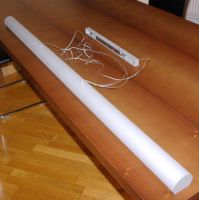 LED Designer Pendellampe 33 Watt, grau-silber