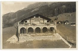 LUEN: grosses Privatchalet in Weilerzone, Foto-AK 1931