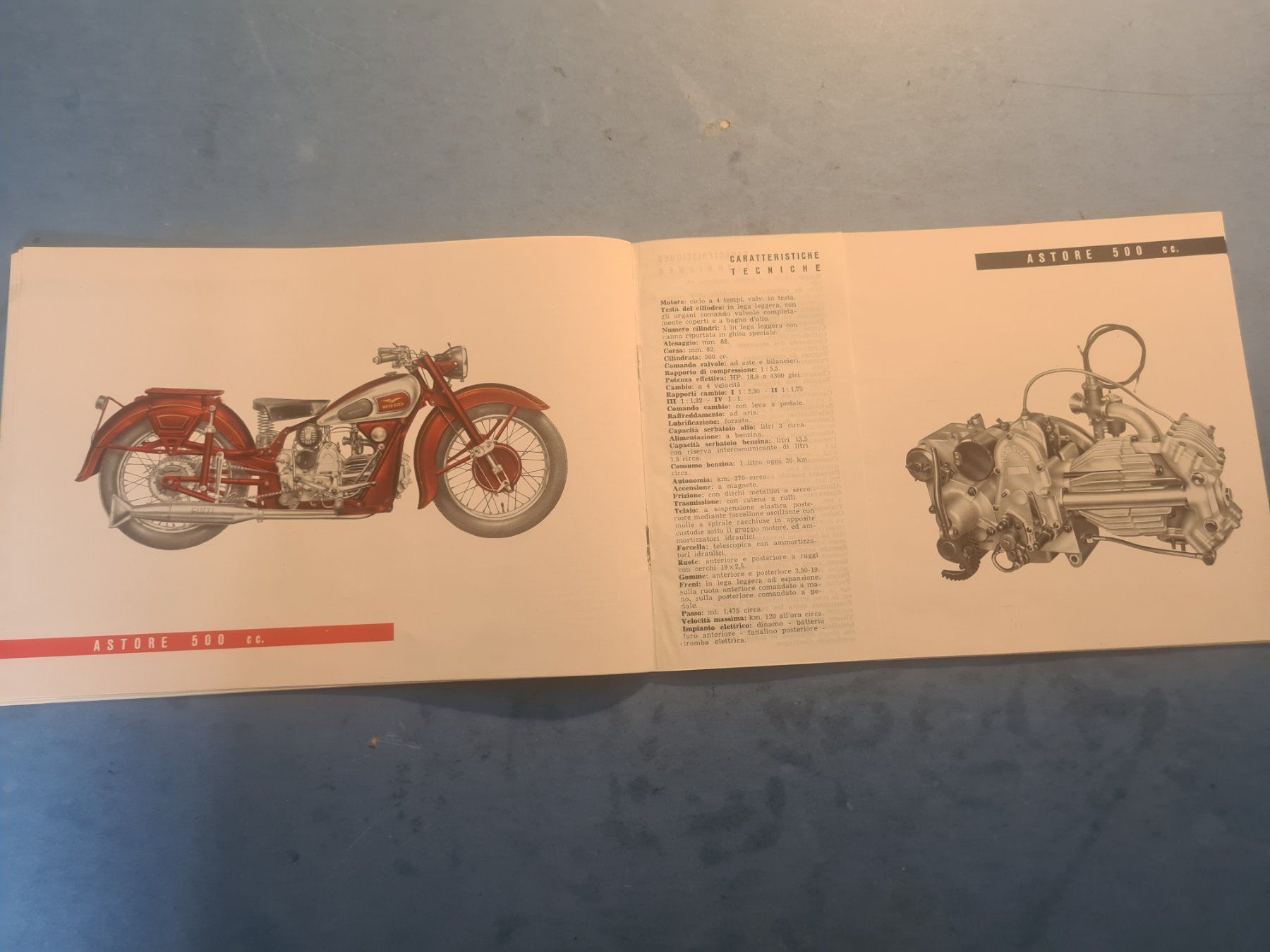 Moto Guzzi Documenti: MOTO GUZZI BROCHURE VINTAGE COLLECTION – Usato da Bellevue venduto da BURGOLMANIA 4