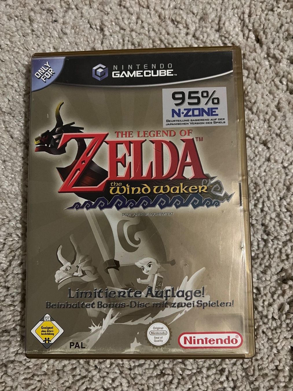 Nintendo Giochi: Zelda Wind Waker Limitierte Edition Gamecube + Bonus Disc – Usato da Winkel venduto da RiMa95